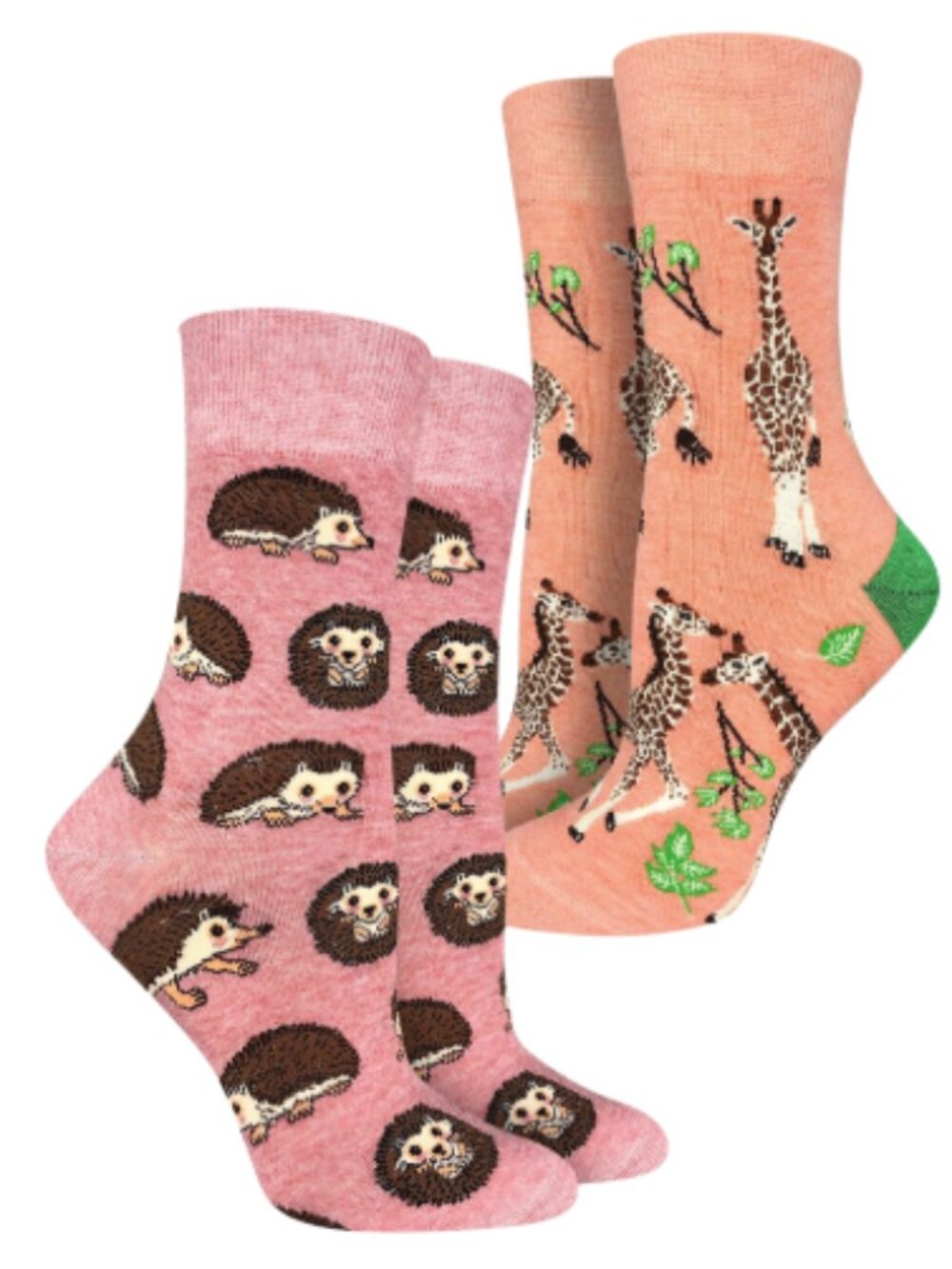 Women's Good Luck Sock Crew Socks | Hedgehogs Socks | NWT